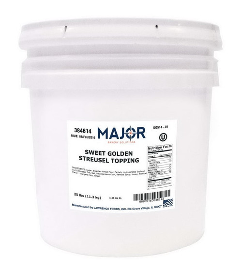 (price/case)major Bakery Solutions 384614 Sweet Golden Streusel Topping