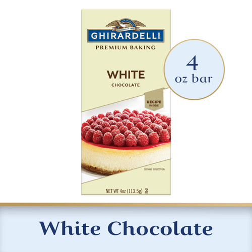 Ghirardelli Premium Baking Bar White Chocolate - 4 Oz. Pack Of 12