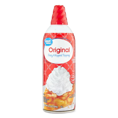 Great Value Original Whipped Topping, 6.5 Oz
