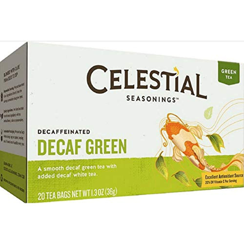 Celestial Seasonings Green Tea Decaffeinated - 20 Tea Bags