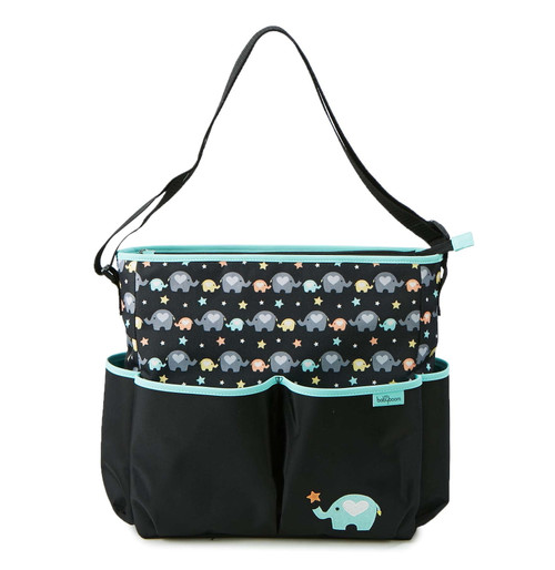 Baby Boom Elephant Print Tote Diaper Bag