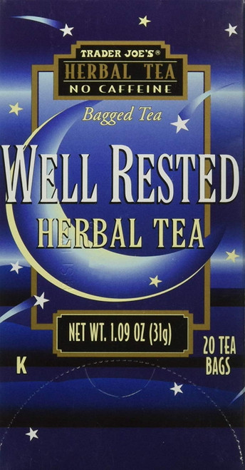 Trader Joe's Herbal Tea Well Rested
