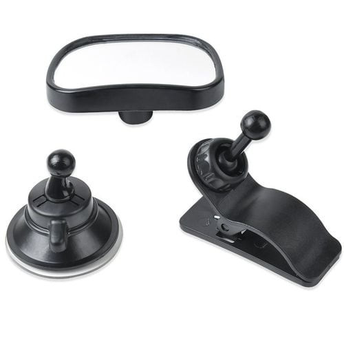 Akoada 360° Adjustable Car Inside Back Rear View Mirror Clip With Suction Cup For Baby