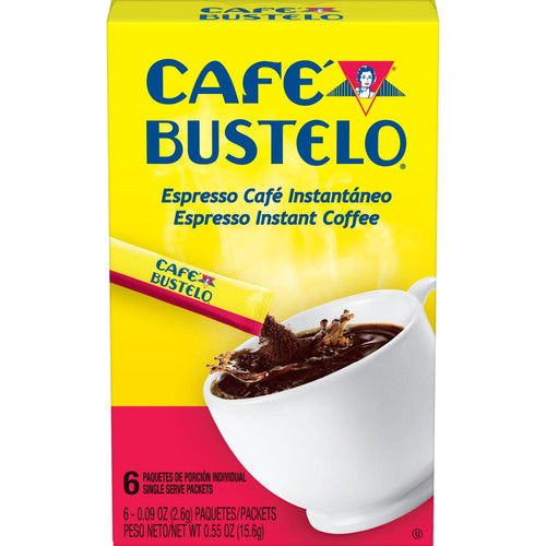 Café Bustelo Instant Coffee Single Serve Packets, 6 Ct