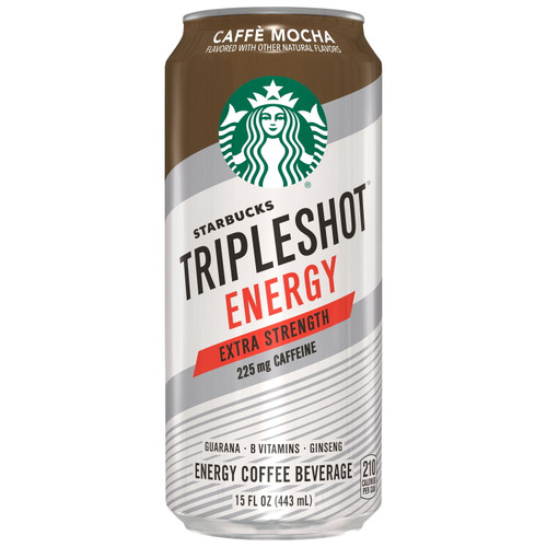 Starbucks Tripleshot Energy Mocha Extra Strength Coffee Energy Drink, 15 Oz Can