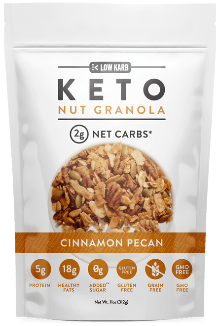 Nutrail Keto Nut Granola - Cinnamon Pecan