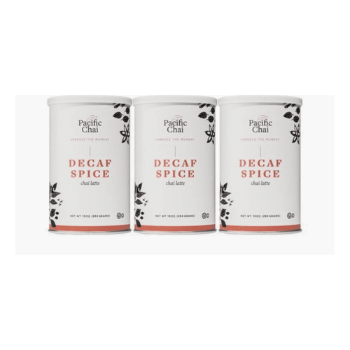 Pacific Chai Decaf Chai Latte, Spice, 10 Oz (pack Of 3)