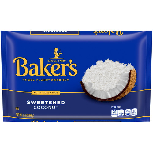 Baker’s Sweetened Angel Flake Coconut, 14 Oz Bag