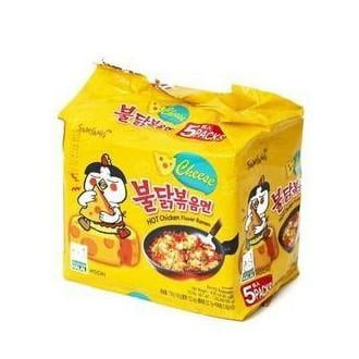 Samyang Hot Chicken Cheese Ramen Pack - Buldak Ramen (700g-5pk)