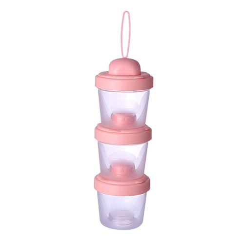 Milk Powder Dispenser Portable Food Storage Boxes 3/4 Tier Container Layered Moistureproof Save Space Baby Care Newborn