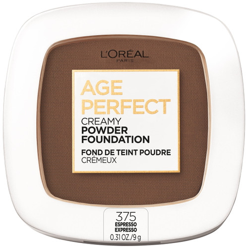L'oreal Paris Age Perfect Creamy Powder Foundation With Minerals, Espresso, 0.31 Oz
