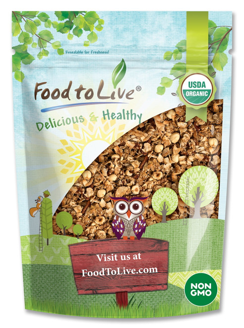 Organic Golden Crunchy Granola, 3 Pounds — Non-gmo, Vegan, Kosher — By Food To Live