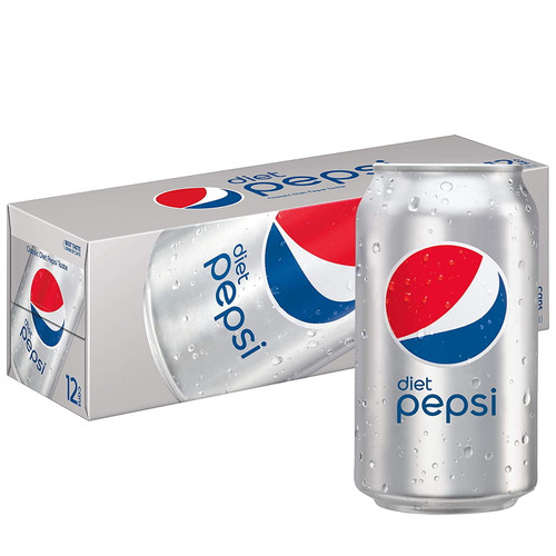 Diet Pepsi Cola Soda Pop, 12 Oz, 12 Pack Cans