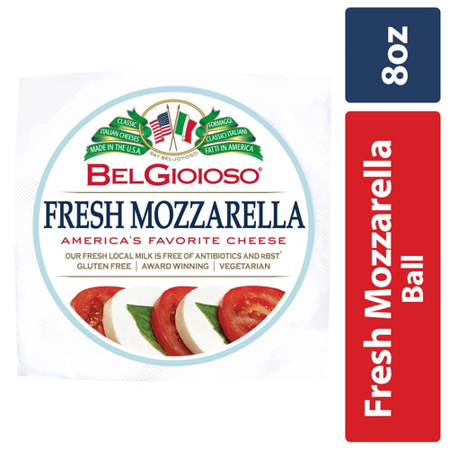 Belgioioso Gluten Free Fresh Mozzarella Cheese Ball, 8 Oz
