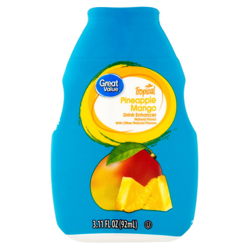 Great Value Tropical Pineapple Mango Drink Enhancer, 3.11 Fl Oz