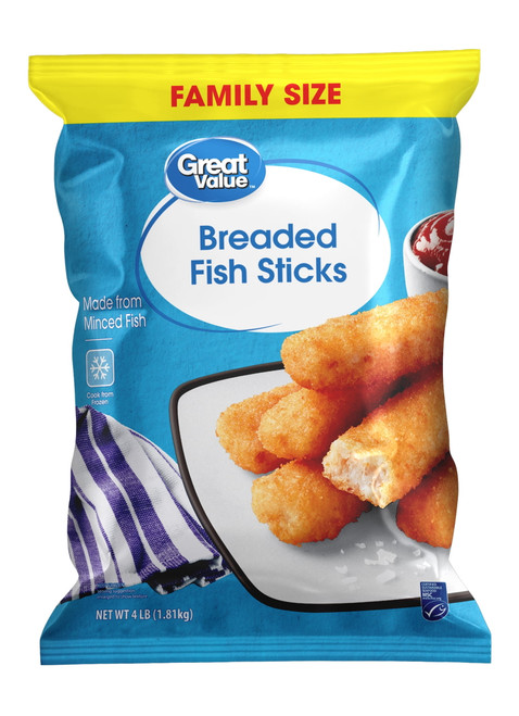 Great Value Family Size Fish Sticks 64 Oz