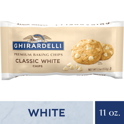Ghirardelli Classic White Chocolate Premium Baking Chips - 11 Oz.​, 12 Bags
