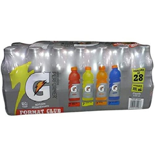 Gatorade G-perform Thirst Quencher, Club Pack 28 X 591ml Bottles, 28