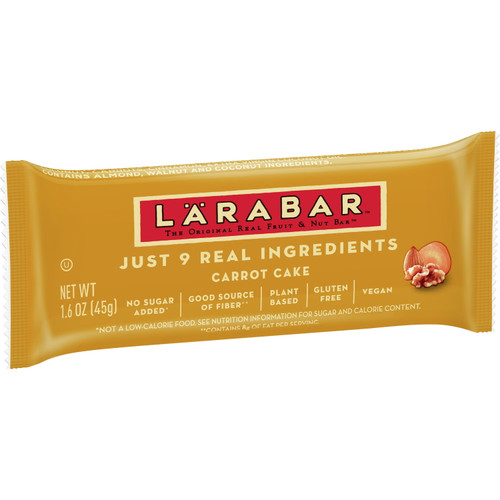 Larabar Gluten Free Bar, Carrot Cake, 1.6 Oz Bar