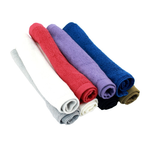 Silky Soft Baby Washcloth / Burp Cloth / Mouth Wipes - Bamboo Rayon Cotton Strength Blend - Assorted 8 Pack