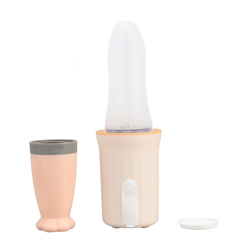 Fugacal Baby Food Processor,baby Food Maker Portable Baby Food Processor Multi Function Puree Blender Feeder Light Yellow,baby Food Maker