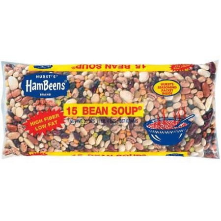 Hurst Hambeens Dried 15 Bean Soup, 20 Oz Bag With Original Ham Seasoning
