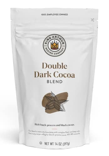 King Arthur Double Dark Cocoa Powder Blend, Perfect For Baking, 14oz