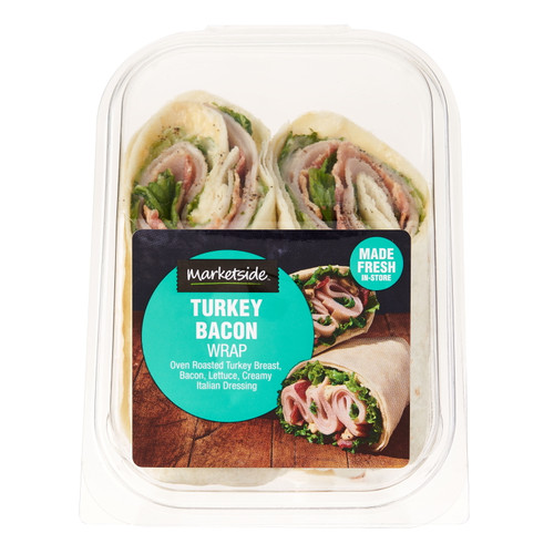 Marketside Turkey Bacon Wrap, 1 Each