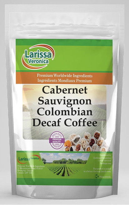 Larissa Veronica Cabernet Sauvignon Colombian Decaf Coffee, (cabernet Sauvignon, Whole Coffee Beans, 4 Oz, 1-pack, Zin: 548228)