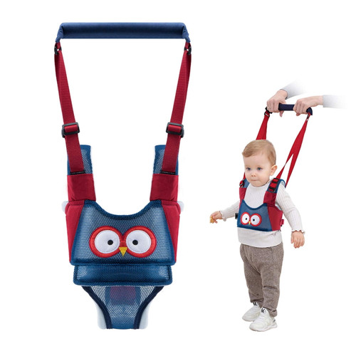 Baby Walker Walker, Baby Walker Walker Adjustable With Safety Lock And Magic Stickers, Mesh Design