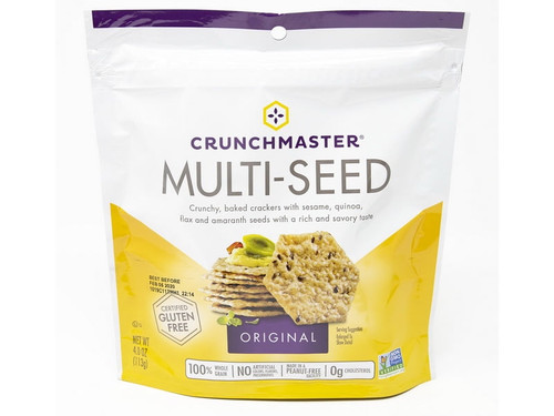 (price/case)crunchmaster Original Multi Seed Crackers 12/4oz, 531804