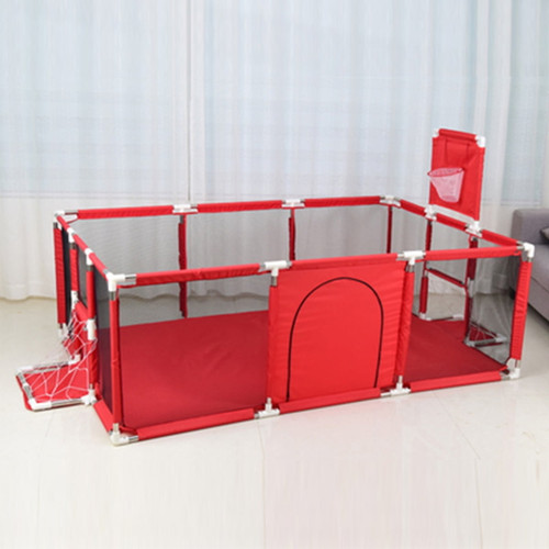 Bestgoods With ​basket Portable Playard Play Pen For Infants And Babies - Lightweight Mesh Baby Playpen  (balls Or Other Decorations Not Included)