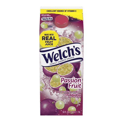 Welch's Passion Fruit Fruit Juice Drink, 59 Fl Oz Carton