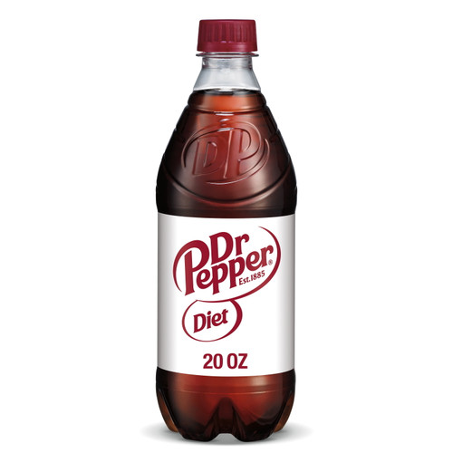 Diet Dr Pepper Soda 20oz Bottles (pack Of 10)