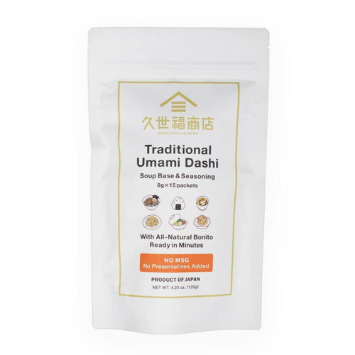 Kuzefuku Traditional Umami Dashi Soup Base  Seasoning, 15-packet