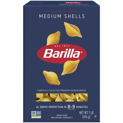 Barilla Medium Shells Pasta, 16 Oz