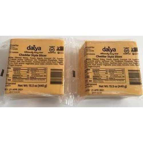Daiya Cheddar Style Slices, 31.04 Ounce -- 4 Per Case.