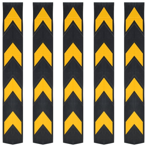 Coimeniy Reflective Corner Protector 5 Pcs Rubber 80 Cm