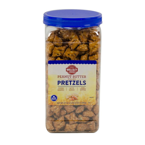 Wellsley Farms Peanut Butter Filled Pretzels, 37 Oz.