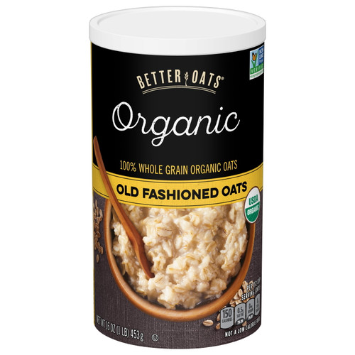 Better Oats Organic Old Fashioned Oats, 16 Ounce
