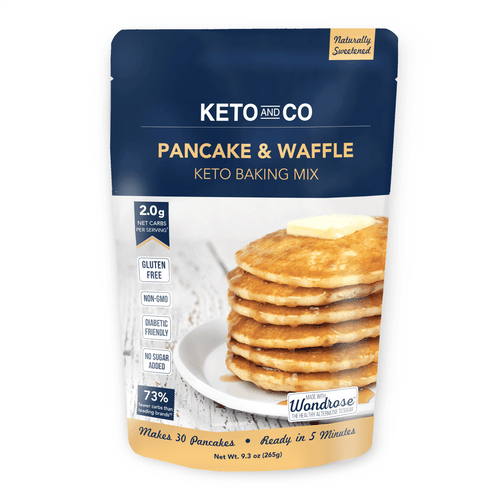 Keto And Co Pancake & Waffle Keto Baking Mix-gluten Free (one Bag)