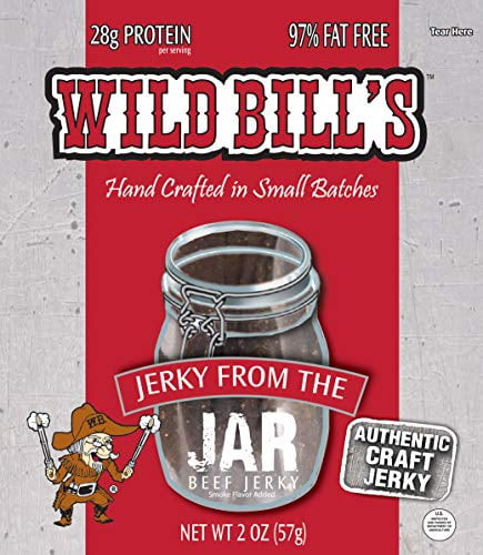 Wild Bill’s Hickory Smoked Beef Jerky From The Jar 2 Ounce Pack (3 Count)