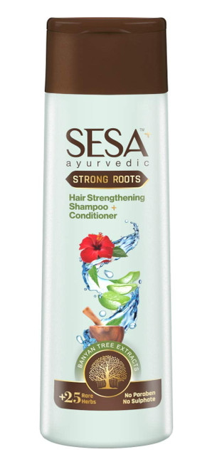Sesa Ayurvedic Strong Roots Ayurvedic Shampoo + Conditioner Sulphate Free Paraben Free