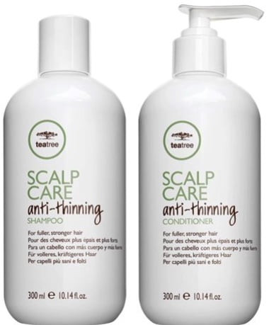 Paul Mitchell Tea Tree Scalp Care Anti-thinning Shampoo & Conditioner (for Fuller, Stronger Hair) Duo 10.14 Oz / 300ml
