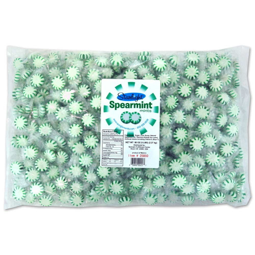 Starlight Mints Spearmint Flavor 5 Lb Bag
