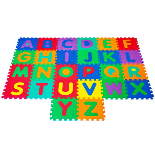 Trademark Games Interlocking Foam Tile Play Mat With Letters