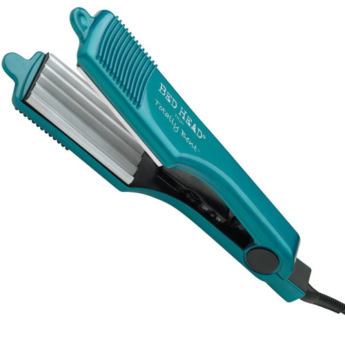 Bed Head Totally Bent 2" Chrome Plated Hair Crimping Iron, Blue, Bh307