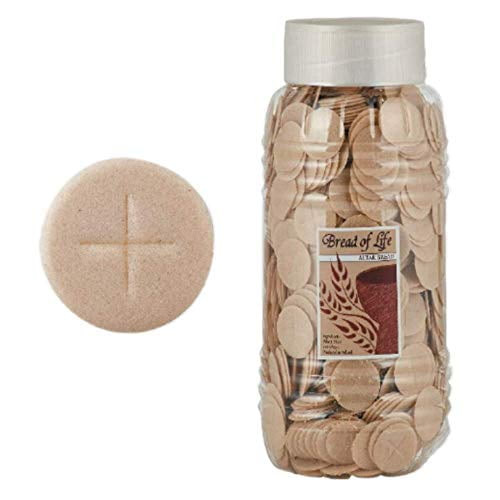 Bread Of Life Altar Bread Wheat Hosts, 1 1/8 Inch, 1000 Pieces