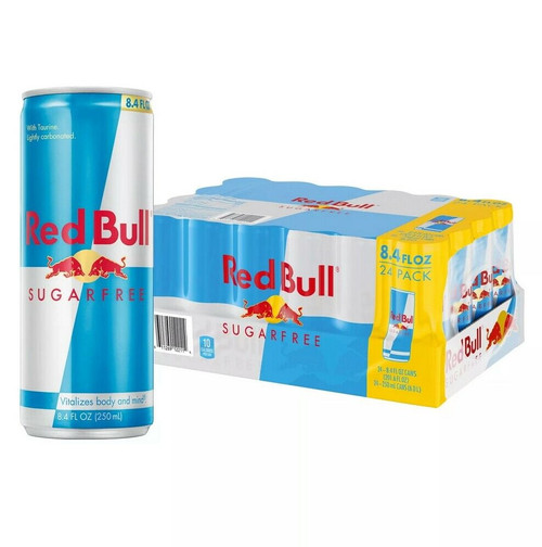 24pks 8.4oz/pack Red Bull Energy Sugarfree
