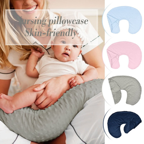 Lnkoo Nursing Pillow Cover Plush Breastfeeding Pillow Slipcover Girl And Boy,ultra Soft Snug Fits On Infant Nursing Pillow Infant Feeding Cushion Cover